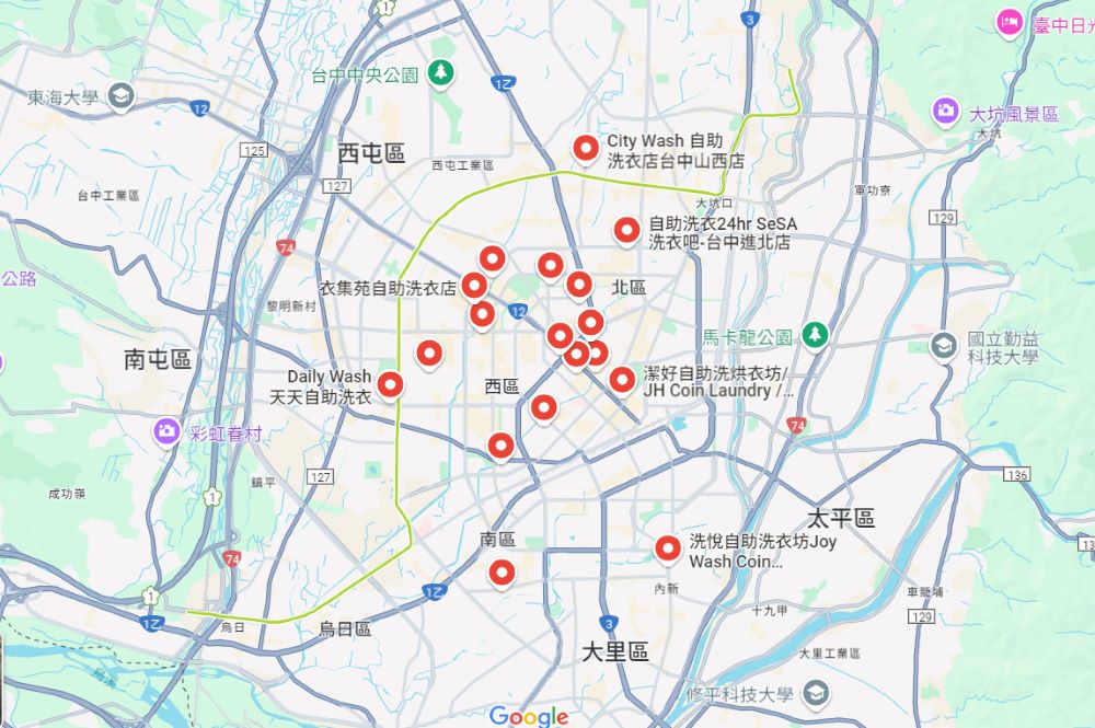 台中附近自助洗衣店 台中附近自助洗衣店
